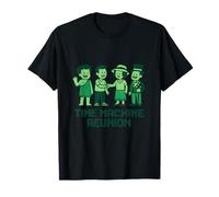 Créateurs de mémoires Time Machine Reunion Pixel Art T-Shirt
