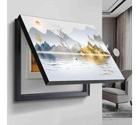 Creatieve schakelkast, decoratieve schildering Van meterkast, decoratieve afdekking Van elektrisch paneel, afschermingskast voor stroomonderbrekers zonder gaten, F, 70x50cm