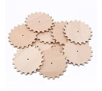 Créatif 10 Pièces De Puzzle En Bois Non Fini Accessoires De Graffiti Peints À La Main Bricolage Art Artisanat Accessoires