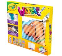 Créatif - CRAYOLA - Wixels Coffret Animaux - Art en pixels coloré et lavable! Dès 6 ans