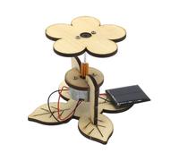 Créatif en bois Réflexion de la lumière du soleil Fleur Artisanat Physique Apprentissage Activité éducative Modèle d'expérience de lumière du soleil