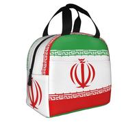 Créatif Unisexe Iran Drapeau Sac Isotherme Repas Tote Boîte À Déjeuner Portable Thermos Conteneur École Voyage Pique-Nique