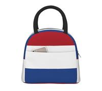 Créatif Unisexe Pays-Bas Drapeau Grande Sac Isotherme Repas Tote Boîte À Déjeuner Portable Conteneur École Voyage Pique-Nique
