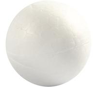 CREATIME - 543021 - pack de 10 boules en polystyrene - 4cm - blanc