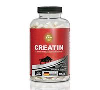 CREATIN MONOHYDRAT 200 gélules - Dosage le plus élevé 4640 mg portion quotidienne - 100 % monohydrate de créatine de haute qualité - Idéal pour les charges intenses courtes