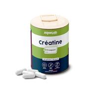 Créatine CREAPURE® • Augmentation de la Force + Performances • 120 Gélules végétales • Made in FR • Testée en laboratoire indépendant • Eco-responsable •Aqeelab