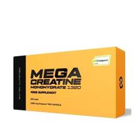 Scitec Nutrition Mega Creatine Monohydrate 1320, Complément alimentaire Kapseln mit Creapure® Kreatin-Monohydrat, 120 mega gélules