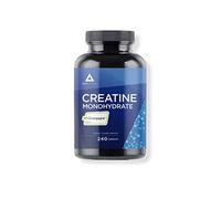 Creatine Monohydrate Creapure 240 comprimés| 100% Creatine Monohydrate 3000mg par dose| Pre workout Force et Résistance| Certifiée et Testé en Laboratoire| Sans OGM, Vegan| BODYATHLON