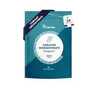 Créatine Monohydrate Creapure® 3000mg - Poudre 100% Pure, Goût Neutre, Vegan - Force Musculaire, Performances, Musculation - 30 Jours - 100 g - Fabriqué en France - Vitavea