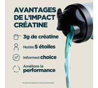 Créatine Monohydrate en poudre - 500g - 113portions - Tropical
