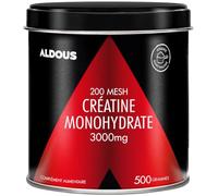 Creatine Monohydrate en Poudre 500g - +140 jours de Créatine pure - 200mesh | Creatine Doseur Inclus - Musculation, Sport, Pre workout, gym, Prise de Masse - Vegan + sans gluten - Complement Alimentaire