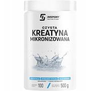 Créatine Monohydrate Micronisée - Poudre De Créatine 3000 mg Par Portion, Monohydrate De Créatine Pure, 500 g, 166 Portions | INSPORT