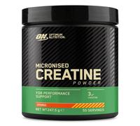 Optimum Nutrition Créatine micronisée en poudre Goût orange 247,5 g 55 doses