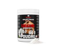 Créatine Monohydrate Poudre 500g (166 Doses, Cure 5,5 Mois) - Sans Goût et Soluble - 100% Pure, Micronisée 200 Mesh - Vegan pour Hommes et Femmes - Sans Gluten, Sans Additifs