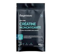 Creatine Monohydrate Poudre Vegan 500g, 165 Portions, Créatine Monohydrate Micronisée 200 Mesh, Cuillère Incluse, sans OGM ni Gluten, sans Stéarate de Magnésium, plus de 5 Mois d’Approvisionnement
