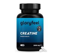 Créatine Pure Hautement Dosée (320 Capsules), 3000 mg de Creatine Monohydrate par Dose Journalière, Améliore les Capacités Physiques*, Haute Biodisponibilité, 100% Végétalien et Sans Additifs