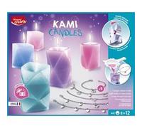 MAPED Creativ - Kami Candles - Coffret pour créer des Bougies Origami avec Surprises Bijoux - Fabriqué en France - Loisirs créatifs pour Enfants dès 8 Ans Multicolore