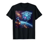 Création de géométrie sacrée du Cube de métatron T-Shirt Graphique avec Valeur, Homme, Noir, L