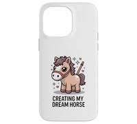 Création du Cheval de Mes rêves Kawaii Pastel Pony Coque pour iPhone 14 Pro Max