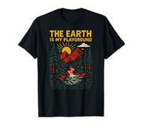 Création en Plein air Earth is My Playground Vintage Mens Faith T-Shirt