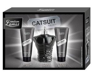 Creation Lamis Catsuit For Men 3Pc Gift Set Parfum Noir One Size