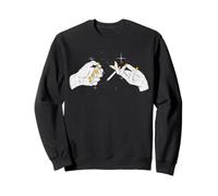 Creation of Adam Smoking - Aesthetic Edgy Streetwear Sweatshirt