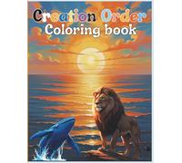 Creation Order Coloring Book: Simple & Fun illustrations for when the world was created. Based on the Bible