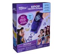 Cool MAKER - Shimmer Me Body Art - Tatouages Éphémères KPop Demon Hunters | Kit Tatouages À Personnaliser - 70 Motifs - 3 Cartouches Métallisées Et Strass - 1 Roller - Facile À Appliquer - Dès 7 Ans