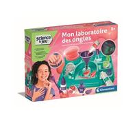 Clementoni - Science et Jeu - Mon Laboratoire des Ongles - Jeu Créatif - Crée Tes Vernis à Ongles - Nombreux Instruments et Ingrédients - pour Enfants à Partir de 8 Ans