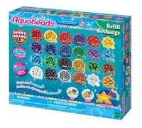 Aquabeads Recharge perles éclats – Coffret 2000 perles brillantes multicolore – 4+ – 31995