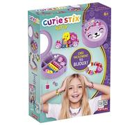 Lansay - CUTIE STIX - 1 Ecrin Créatif - Coloris Aléatoire Chien ou Chat - Fabrication de Bijoux pour Enfants Dès 6 ans - 5 Stix Prédécoupés et Prépercés pour Créer 1 Collier ou 2 Bracelets