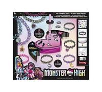 Lansay - MONSTER HIGH - Mon Atelier Bijoux Loopazz - Fabrication de Bijoux Enfants - Kit pour Créer 15 Bijoux avec Perles & Charms - pour Enfants Dès 8 Ans - Idée Cadeau Loisirs Créatifs