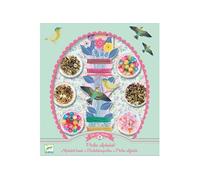 Djeco Kit de création de bijoux Perles alphabet Multicolore