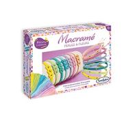 Sentosphère – Coffret Macramé Perles & Fleurs – 14 bracelets, perles dorées, dès 8 ans – 80003