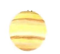 Création Post-Moderne Nine Planet Chandelier Personnalité Cosmic Decorative Plafond Lampe Cafe Restaurant Bar Island Chandelier Résine Round Pendant Light Huit planètes Disponibles en Neuf Tailles