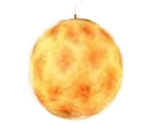 Création Post-Moderne Nine Planet Chandelier Personnalité Cosmic Decorative Plafond Lampe Cafe Restaurant Bar Island Chandelier Résine Round Pendant Light Huit planètes Disponibles en Neuf Tailles