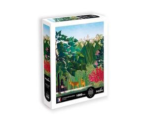 Création Véronique Debroise Puzzle 1000 pièces : La Cascade, Le Douanier Rousseau