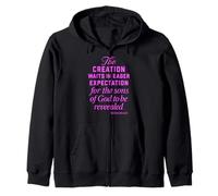 Creation Waits God Children Bible Prayer Group Romains 8:19 Sweat à Capuche