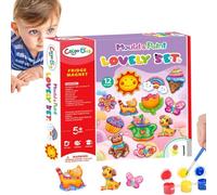 Créations de plâtre à peindre, ensembles de peinture en plâtre pour enfants,Fournitures artisanales Jeux éducatifs - Jouets éducatifs Arts et métiers, Peindre vos objets de peinture, Kit de peinture