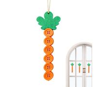 Créations en Boutons Décoration de Pâques Lapin et Œuf Maison | Activité Créative Carotte Décorative avec Boutons Pour , Adultes, Salon, Chambre, Porte, Fenêtre,