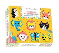 Créations En Perles À Eau Et Tableaux Mystères En Pixels - Coffret Avec 600 Perles À Eau, 1 Plateau, 1 Pince, 1 Vaporisateur, 8 Modèle De Créations En Perles, 13 Colos Mystères Tout En...
