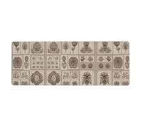 Creations on The Drawing Board Print Tapis de souris extra large 30,5 x 80 cm pour bureau, jeux et apprentissage - Durable, confortable et respectueux de l'environnement