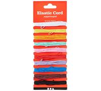 Creativ 100263 Cordon élastique, couleur assortiment, épaisseur 1,2 mm