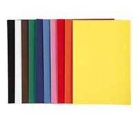 Creativ 100263 Papier velours A4 21 x 30 cm 140 g Couleurs assorties Bleu
