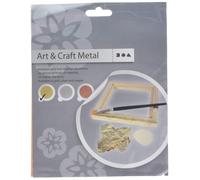Creativ Company Feuilles à dorer 16 x 16 cm Lot de 25 Doré