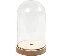 Creativ 52163 Cloche sur support en bois 18 x 11 cm