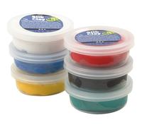 Set 6 pâtes à modeler Silk Clay - Couleurs primaires - 14 g Multicolore G