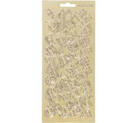 Creativ Autocollants, dorés, taille unique