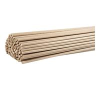 Creative bâtonnets de fleurs en bois 8 mm 60 cm blanc 10 pièces Ivoire