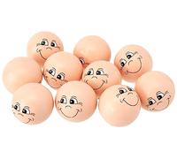 Creativ Boules en bois avec visage